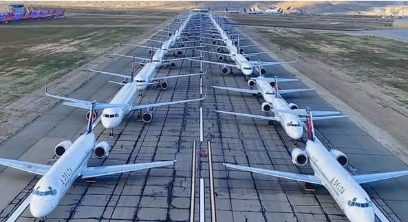 Aviones detenidos en aeropuerto por cierre temporal